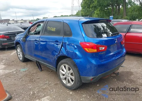 2015 Mitsubishi Outlander Sport Es из США, поврежденный, VIN 4A4AR3AUXFE032570